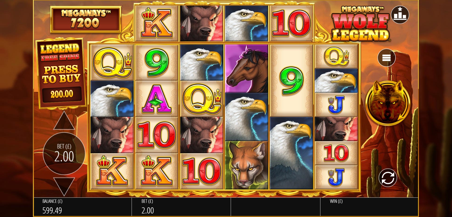 Wolf Legend Megaways Wolf Legend Megaways