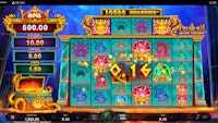 Poseidon Ancient Fortunes Megaways slot showing 10,080 ways to win and a 0.16 payout.