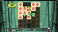 Big Bamboo slot game win of €1.75 with red lantern symbols.