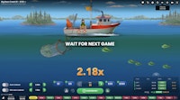 Crash Games -Big Bass Crash game dashboard interface with all controls to set bets