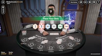 Live Blackjack table when placing bets