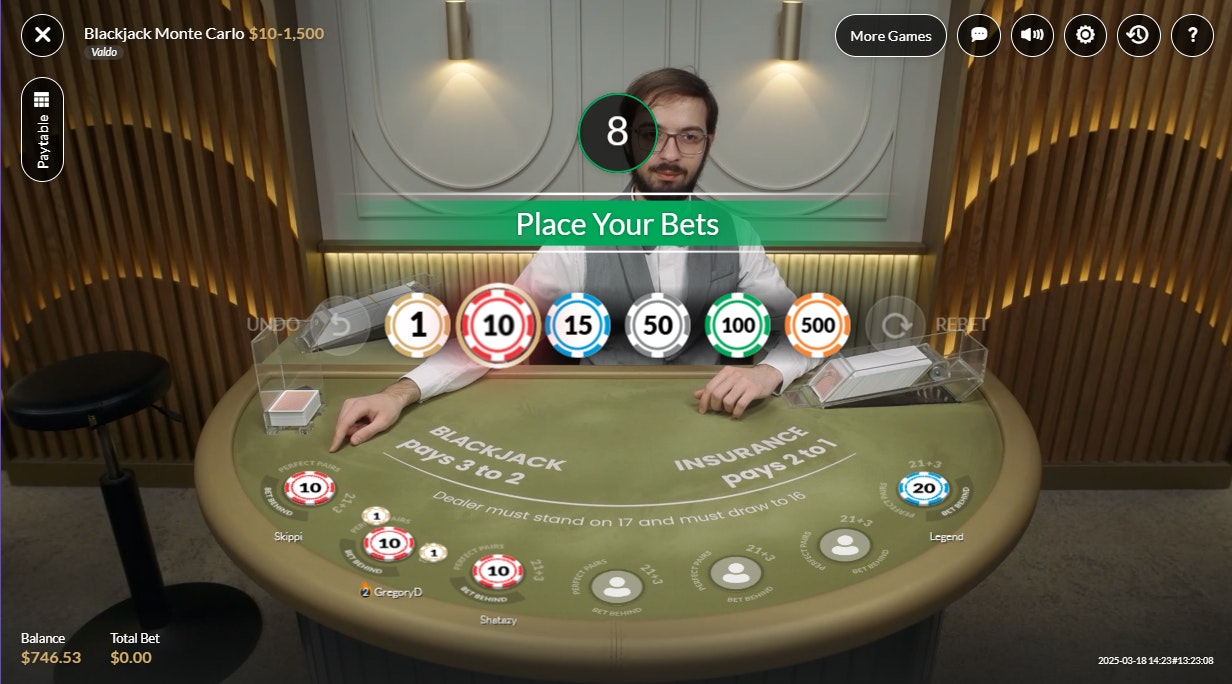 Blackjack Miami placing bets Blackjack Miami placing bets