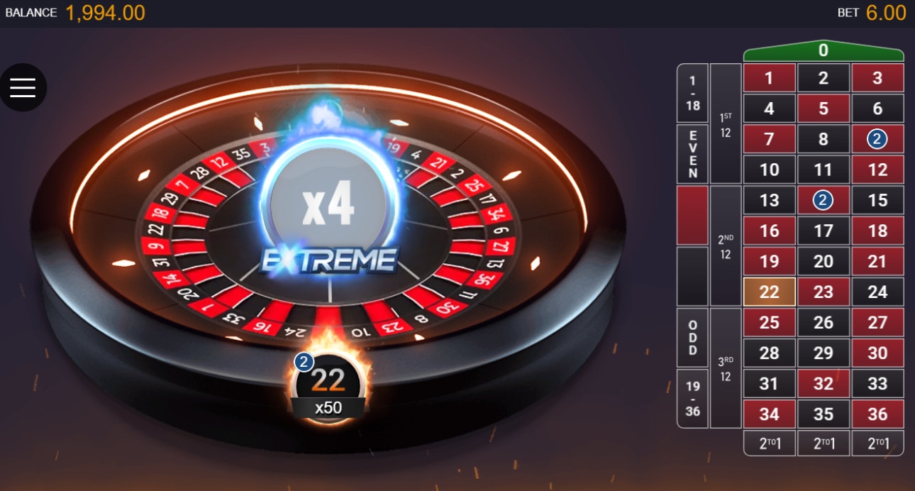 Interface du jeu de roulette en ligne Interface du jeu de roulette en ligne
