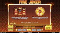 Online Slots - Fire Joker features