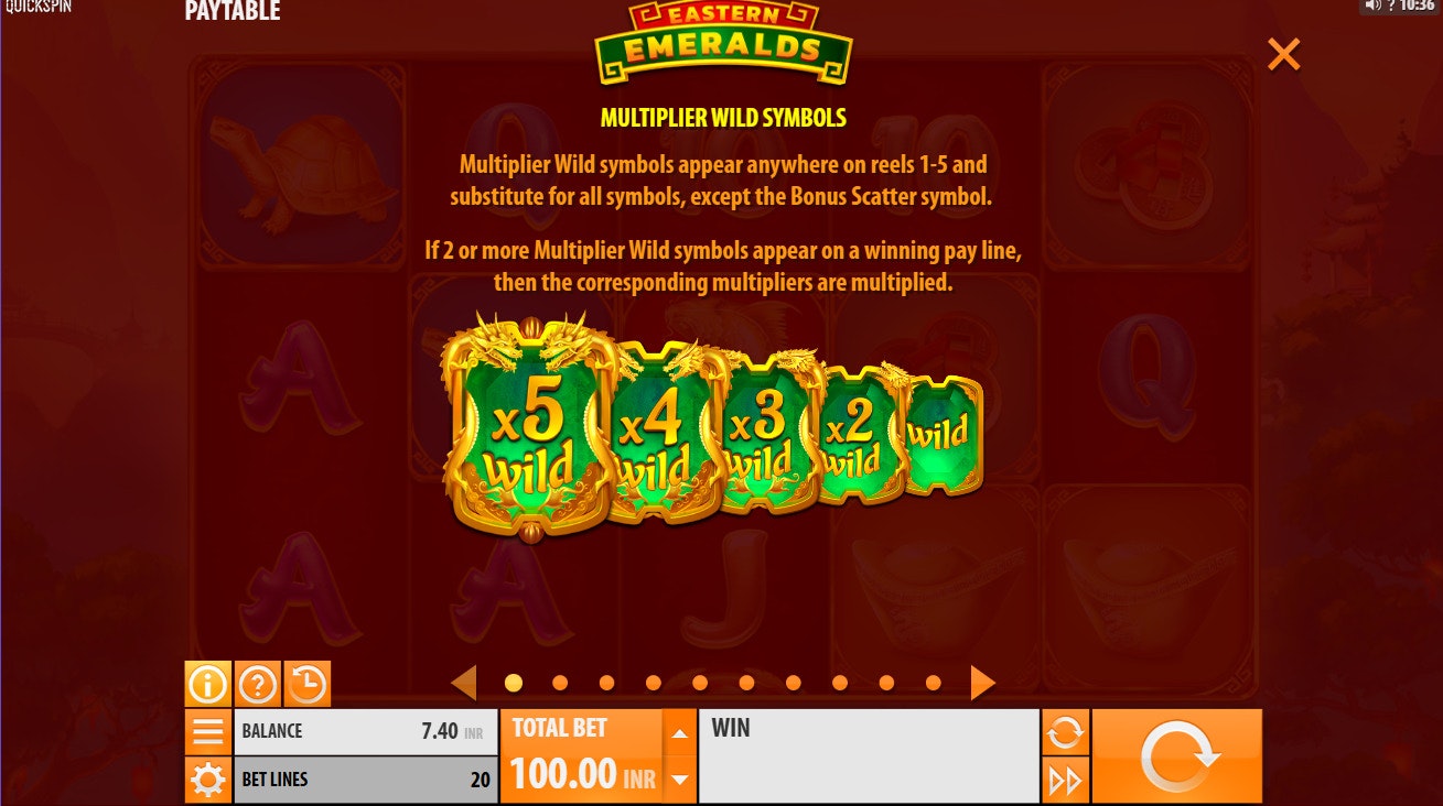 Eastern Emeralds multiplier wild symbols Eastern Emeralds multiplier wild symbols