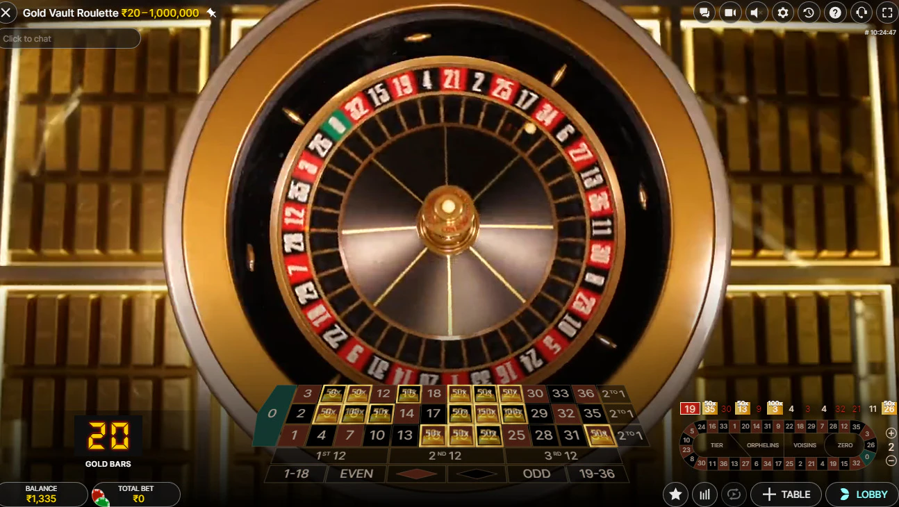 Gold Vault Roulette wheel Gold Vault Roulette wheel