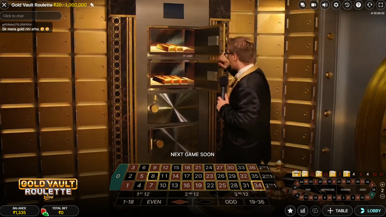 Gold Vault Roulette Gold Vault Roulette