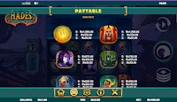 Hades: River of Souls  paytable