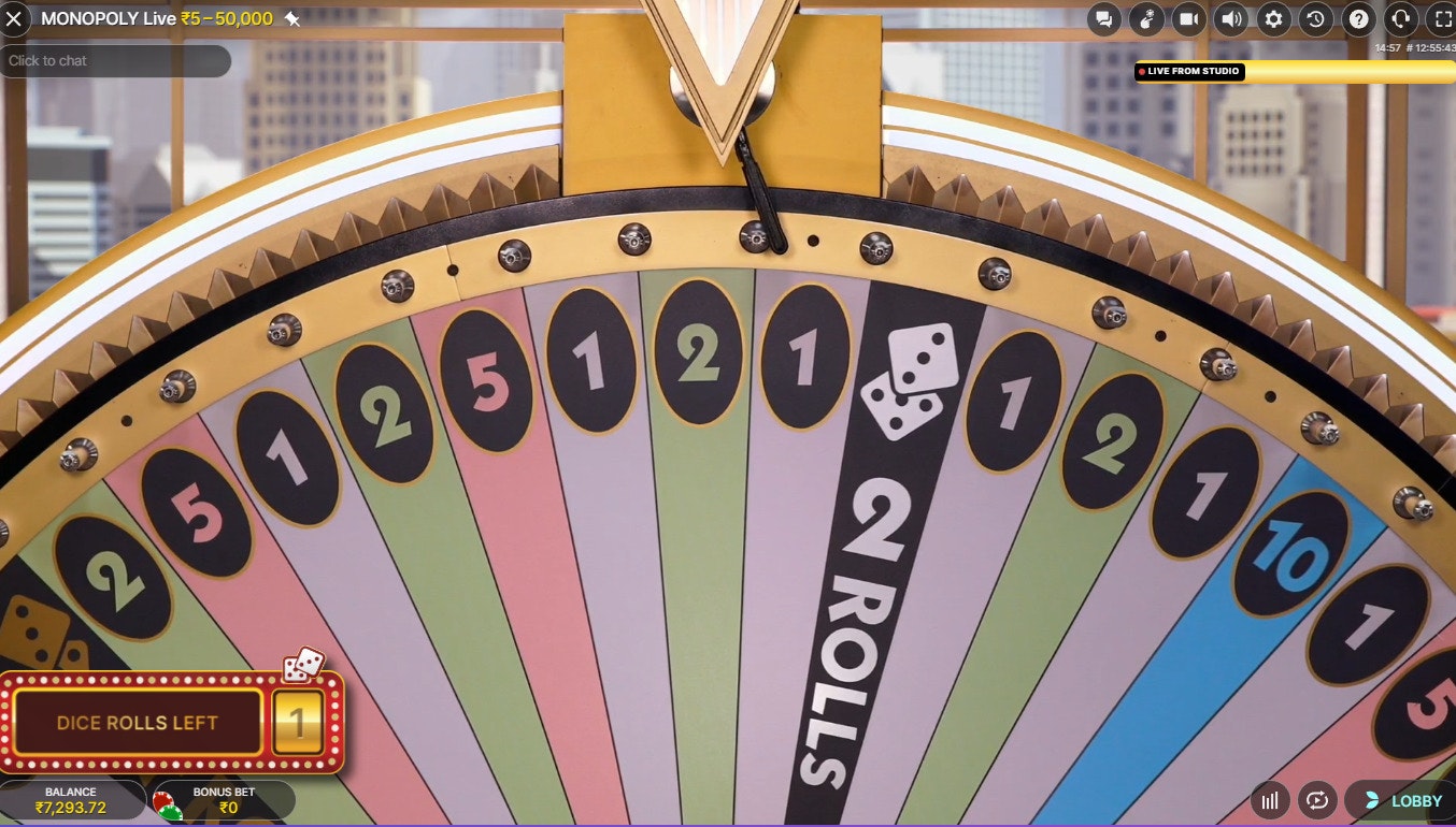 MONOPOLY Live wheel MONOPOLY Live wheel