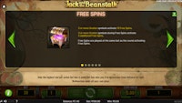 Jack and the Beanstalk Slot free spins feature