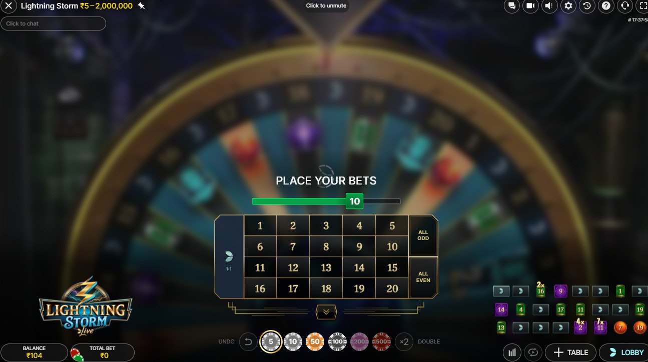 Lightning Storm Live Casino Lightning Storm Live Casino