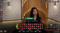 Live Roulette placing bets