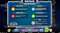 Reactoonz game features