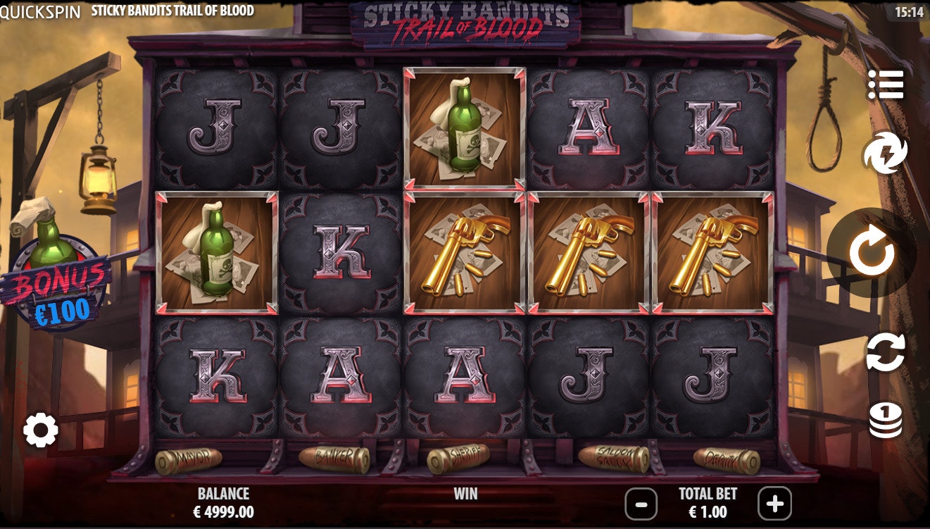 Sticky Bandits: Trail of Blood is an action-packed Wild West-themed slot game featuring revenge-driven gameplay, sticky wilds, and high volatility for big win potential. Sticky Bandits: Trail of Blood is an action-packed Wild West-themed slot game featuring revenge-driven gameplay, sticky wilds, and high volatility for big win potential.
