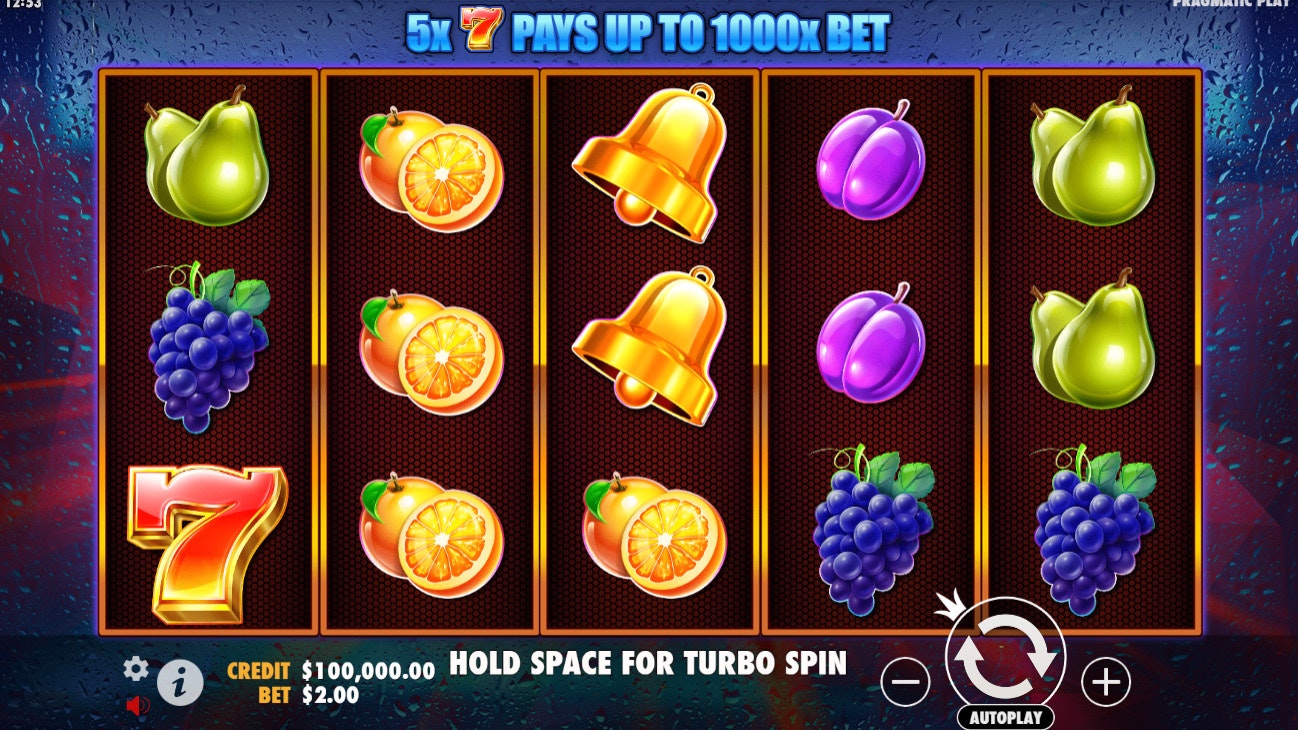 Super 7s slot with fruits, golden 7s, and 1000x max win. Super 7s slot with fruits, golden 7s, and 1000x max win.