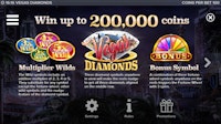 Vegas Diamonds features