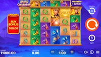 Legend of Cleopatra Megaways online slot with 11,250 ways and bonus buy feature.