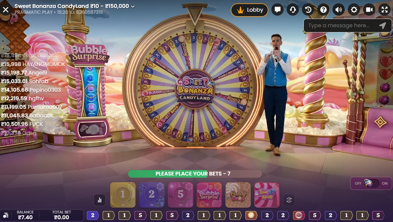 Sweet Bonanza Candyland Live Casino Sweet Bonanza Candyland Live Casino