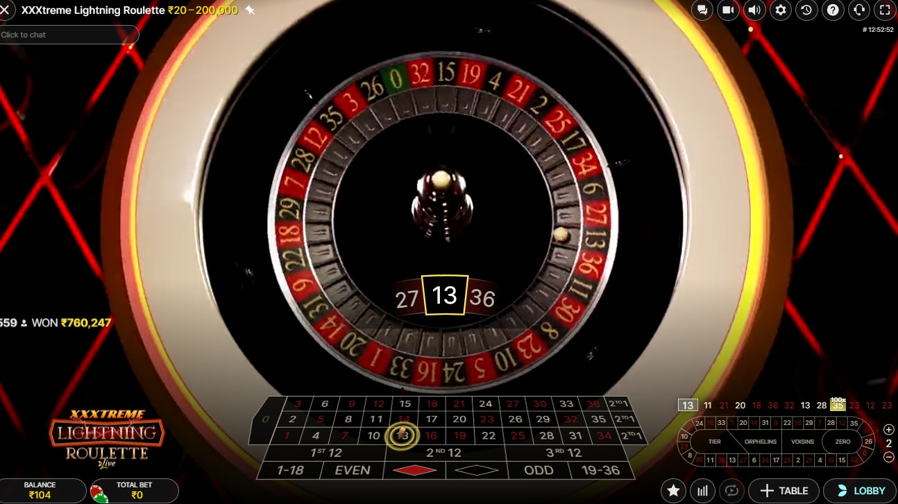 XXXtreme Lightning Roulette XXXtreme Lightning Roulette